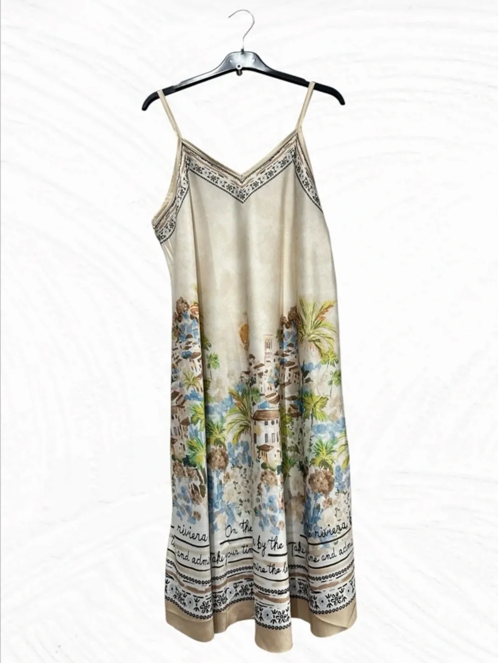 MADE IN ITALY Bohemian Floral Slip Dress Available in Lots of Colors - Picture 4 of 5
